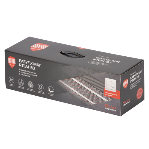 Нагревательный мат для теплого пола Royal Thermo RTEM 2-180-1 комплект - фото 5