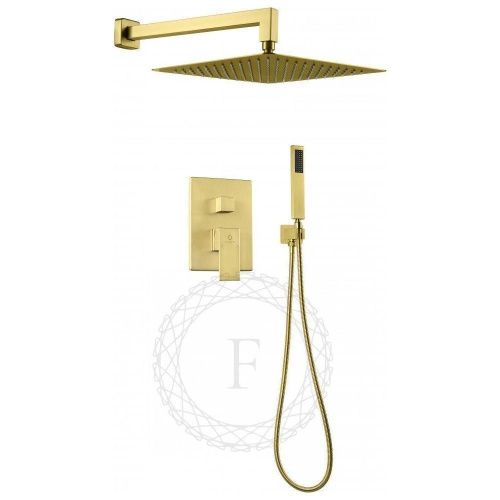 Душевая система Filarete FL1043MG встраиваемая в стену цвет матовое золото - фото 2