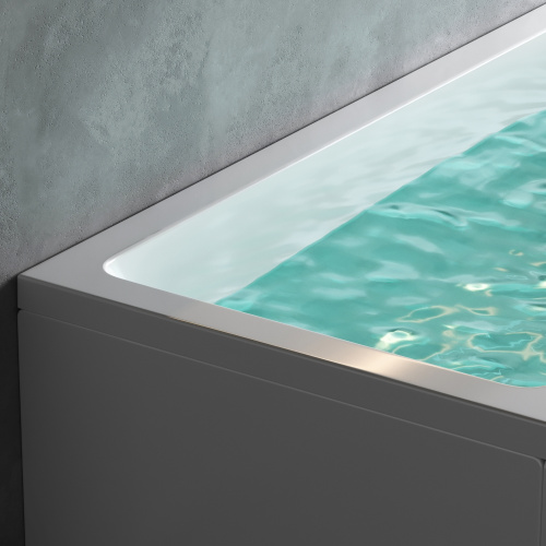 Ванна акриловая Am.Pm Gem W93A-160-070W-A 160х70 пристенная прямоугольная без каркаса - фото 5