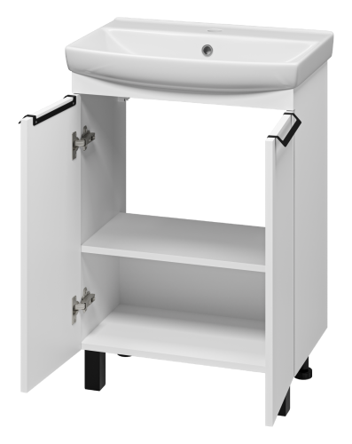 Тумба под раковину Misty Клермонт Э-Кле01060-012 56х34х70 напольная - фото 4