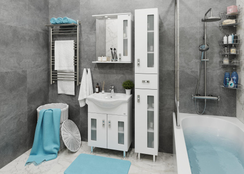 Тумба под раковину Onika Кристалл 106545 62х32х68 напольная - фото 2