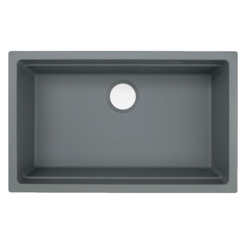 Кухонная мойка Grandex Aqua 500302 73х45 цвет серый поверхность матовая - фото 4