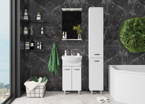 Шкаф-пенал Onika Коралл 403037 30х28х190 напольный - фото 2