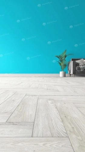 SPC ламинат Alpine Floor Parquet Light ECO 13-11 MC Снежный толщина 0.4 см 43 класс 600х125 - фото 3