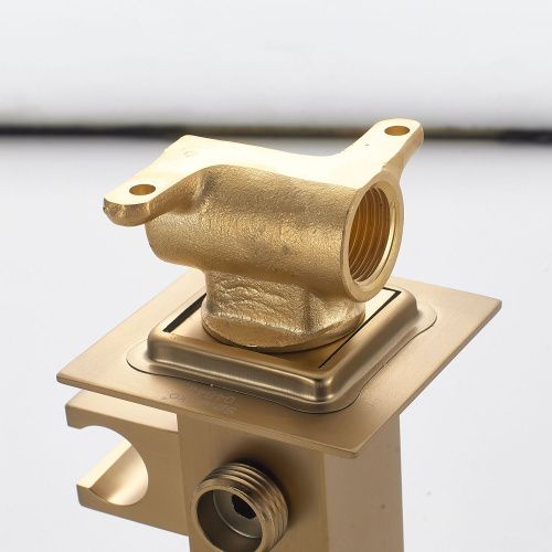 Гигиенический душ со смесителем Shevanik S127G золотой сатин - фото 5