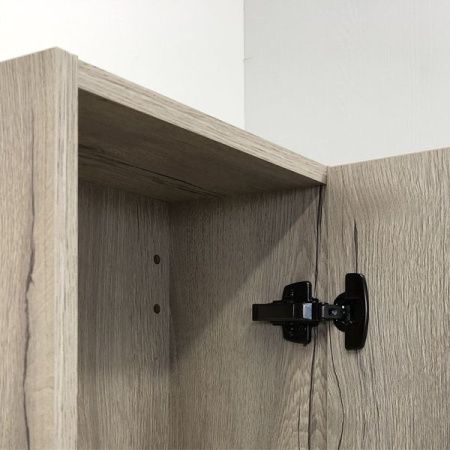Шкаф-пенал Comforty Бонн 00-00008476CF 30х110 подвесной цвет белый/бежевый