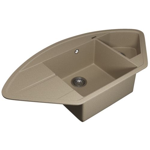 Кухонная мойка Uperwood Quartz Premium UPD-06 3910202121 100х50 цвет бежевый поверхность матовая - фото 2