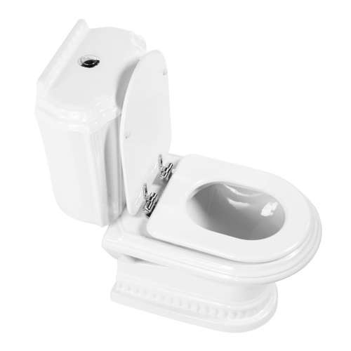 Чаша унитаза напольная Cezares KING PALACE CZR-163-T цвет белый без бачка без сиденья каскадный смыв - фото 2