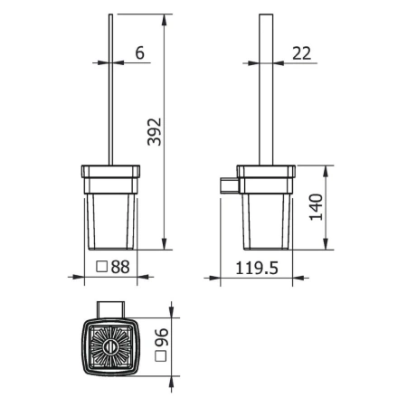 Ерш Langberger BLACK EDITION 11325A-BP