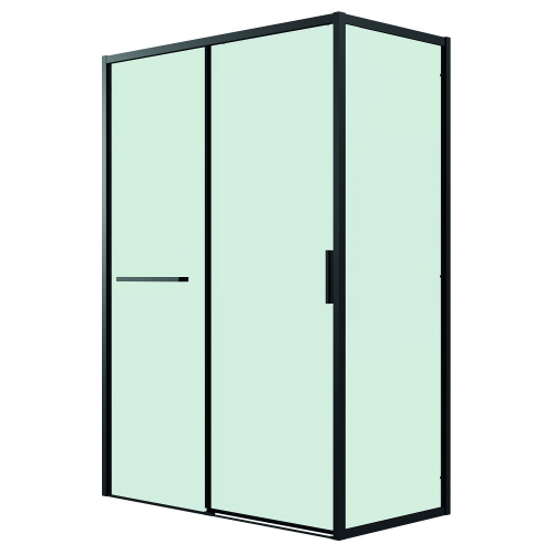 Душевая перегородка Grossman Style 200.K33.05.70.21.00 70х195 стекло прозрачное профиль черный матовый - фото 2