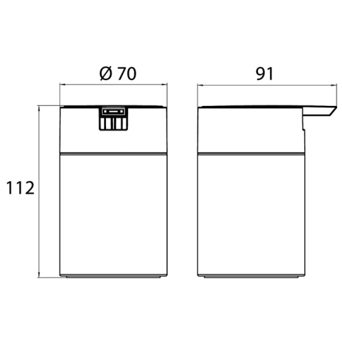 Дозатор Emco System2 3521 001 11 - фото 2