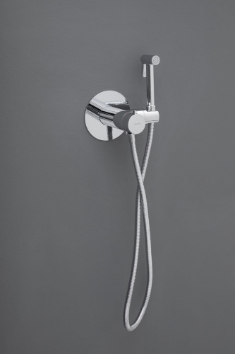 Гигиенический душ со смесителем Allen Brau 5.60001-00 встраиваемый в стену хром - фото 5