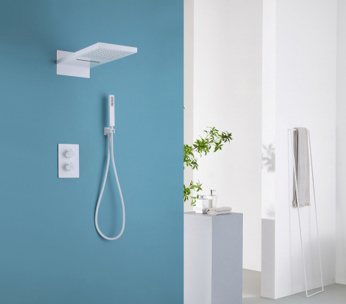 Душевая система ABBER AF8052W встраиваемая в стену с термостатом - фото 2