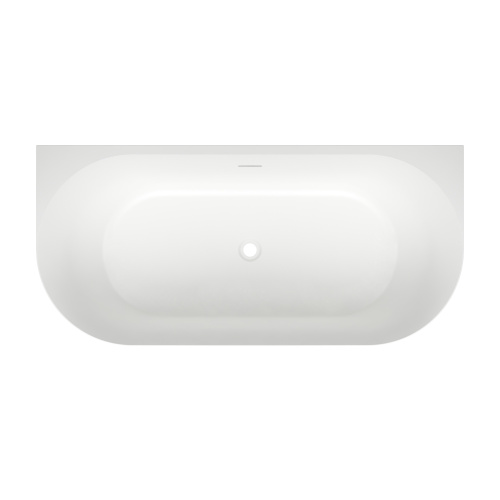 Ванна акриловая Wellsee Belle Spa 3.0 235901000 170х80 пристенная полукруглая с ножками - фото 4