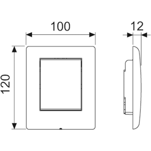 Панель смыва механическая Tece TECEplanus 9242310 цвет нержавеющая сталь - фото 2