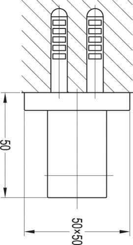 Душевая лейка Cezares CZR CZR-F-SO2-01 прямоугольная - фото 2