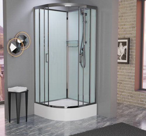 Душевая кабина Frank 176009 90х90 без крыши ориентация универсальная - фото 5