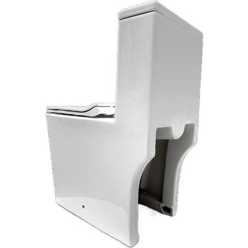 Унитаз-компакт напольный с бачком Тритон Mono Щ0000057977 белый с сиденьем микролифт безободковый каскадный смыв - фото 4