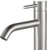 Смеситель Aquanet Steel AF210-11S на раковину нержавеющая сталь