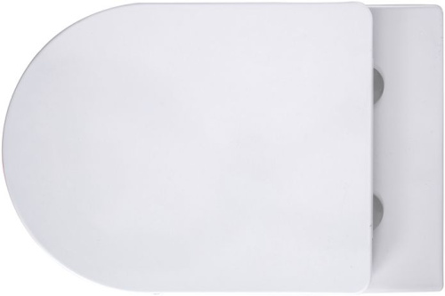 Унитаз приставной Aquanet Atago Atago 2.0 F белый с сиденьем микролифт безободковый каскадный смыв - фото 5