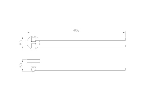 Полотенцедержатель Wonzon & Woghand Easy WW-8131 - фото 2