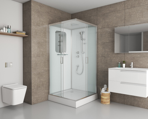 Душевая кабина Niagara Premium 60020114Q 100х100 квадратная с крышей ориентация универсальная - фото 2