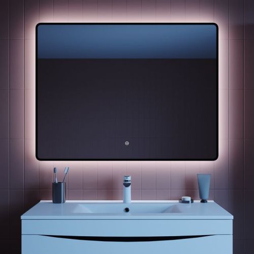 Зеркало с подсветкой IDDIS Cloud CLX1000i98 100х80 цвет черный - фото 3