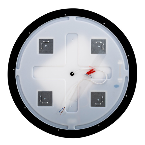 Зеркало в ванную Cezares CADRO CZR-SPC-CADRO-700-LED-TCH-WARM 70х70 цвет черный - фото 4