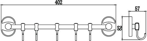 Крючок Savol S-008205 - фото 2