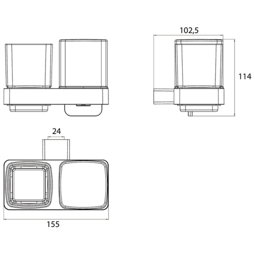 Дозатор Emco Loft 0531 001 01 - фото 2