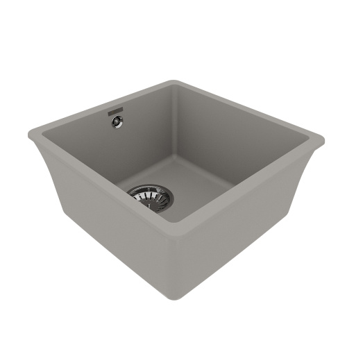 Кухонная мойка LeMark Sinara 400-u 9910063 40х42 цвет серый поверхность матовая - фото 2