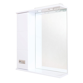 Зеркало-шкаф Onika Балтика 206701 67х16х71 подвесной цвет белый