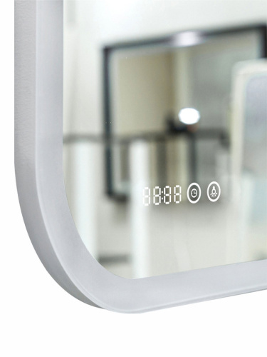 Зеркало в ванную Континент Bliss ЗЛП463 120х80 цвет белый - фото 5