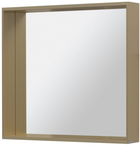 Зеркало в ванную Allen Brau Reality 1.32018.03 80х75 цвет латунь - фото 4