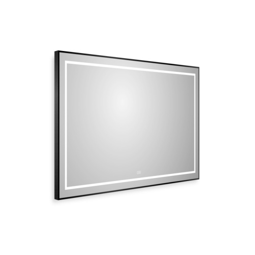 Зеркало в ванную BelBagno Kraft SPC-KRAFT-1000-800-LED-TCH-WARM-NERO 100х80 цвет черный - фото 2