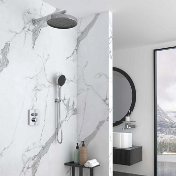 Душевая система Vincea Inspire VSFW-3I21MT2CH встраиваемая в стену с термостатом