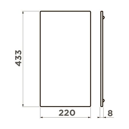 Разделочная доска Omoikiri CB-SINTESI-M-GB 4999070
