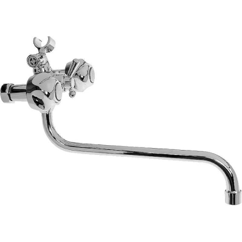 Cмеситель для ванны и душа Haiba HB2226 настенный хром - фото 2