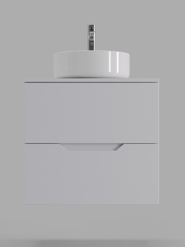 Тумба с раковиной Orange Line Li-60TuwMDF+B09-360W 61х46х68 - фото 3