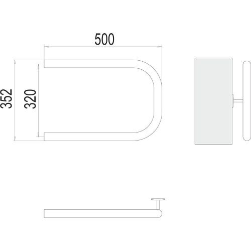 Полотенцесушитель Terminus 4620768881541 50х35 водяной хром - фото 3