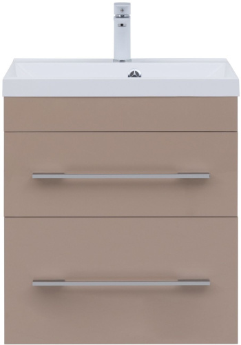 Тумба под раковину Aquanet Верона 00304536 57х48х61 подвесная цвет коричневый - фото 5