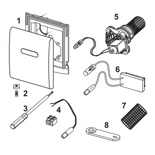 Панель смыва сенсорная Tece TECEplanus 9820085 цвет хром - фото 2