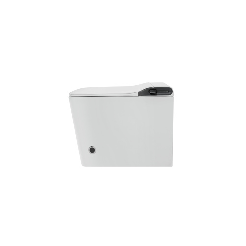 Унитаз приставной Grossman Smart GR-PR-5701 белый с сиденьем микролифт безободковый импульсный смыв - фото 3