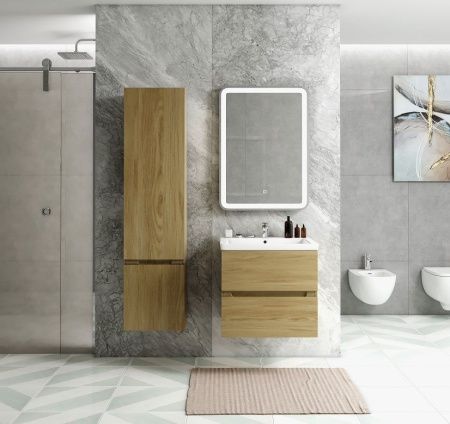 Шкаф-пенал Art&Max TECHNO AM-Techno-1600-AC-SO-LW674-L 40х160 подвесной цвет коричневый