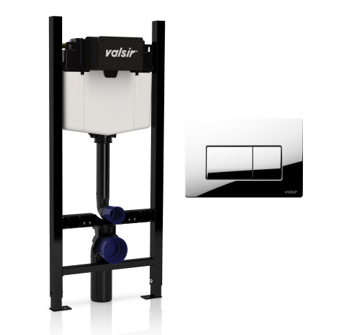 Клавиша смыва механическая Valsir P1 VS0871335 цвет хром - фото 2