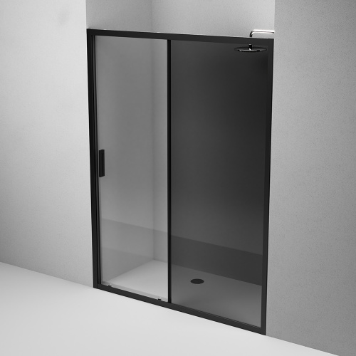 Душевая дверь Am.Pm Gem W90G-150-1-195BG 150х195 стекло прозрачное профиль черный - фото 5