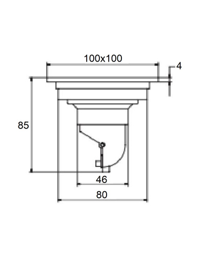 Душевой трап Orange TR01-004cr напольный - фото 3
