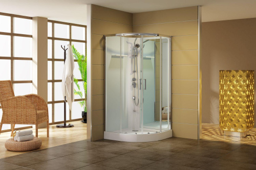 Душевая кабина Aquanet Passion 2.0 00263868 90х90 четверть круга без крыши ориентация универсальная - фото 4