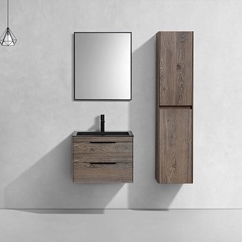 Тумба под раковину Vincea Chiara 2D VMC-2C2600RO 60х50 подвесная цвет коричневый