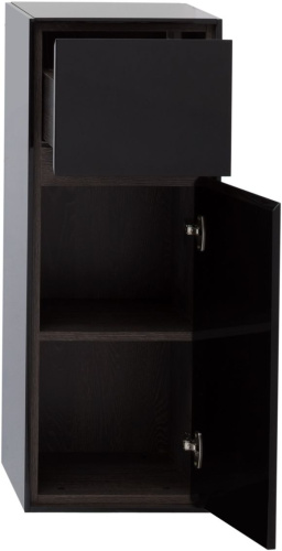 Шкаф-пенал Aquanet Милан 00306376 35х33х90 подвесной цвет черный - фото 4